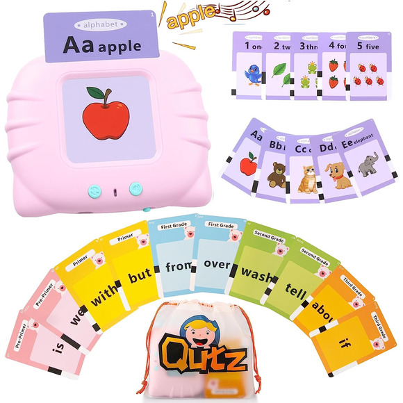 ABC Flash Cards for Toddlers 2-4, Autism Toys, Speech Therapy